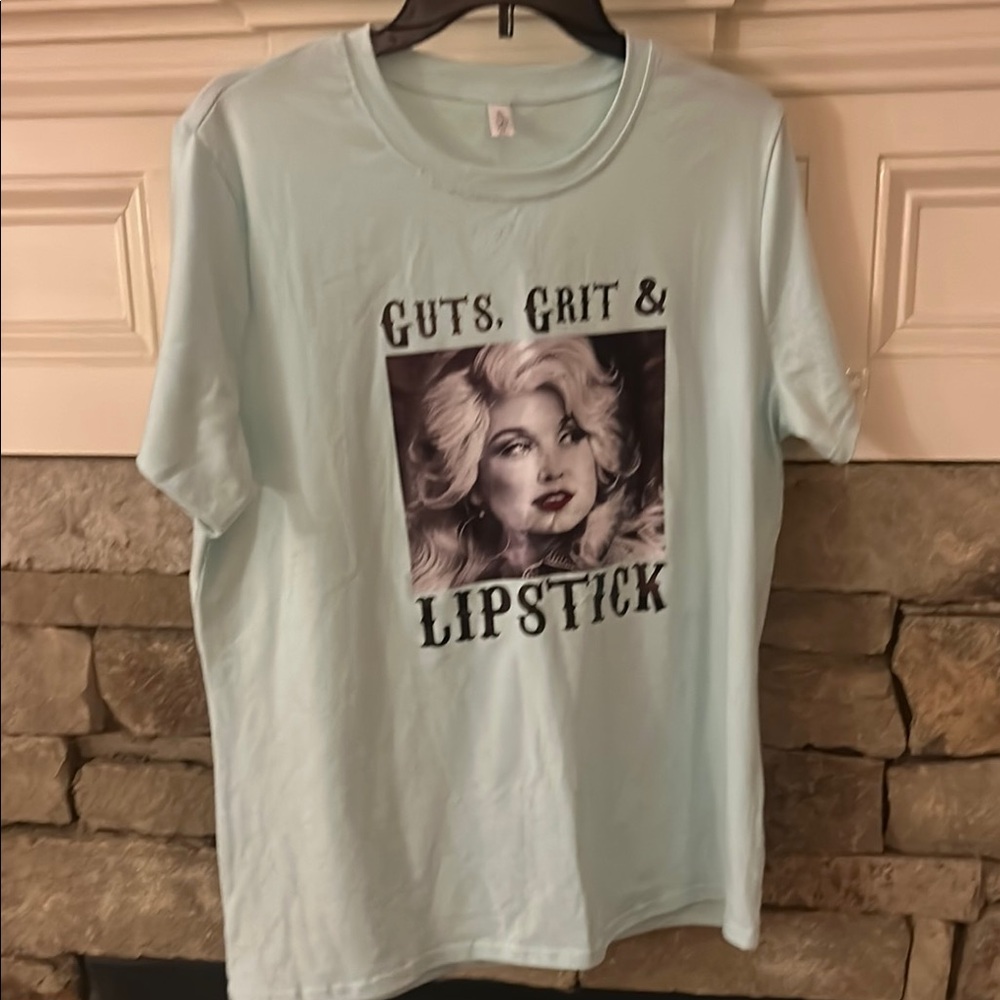 Women's Light Blue Graphic Tee